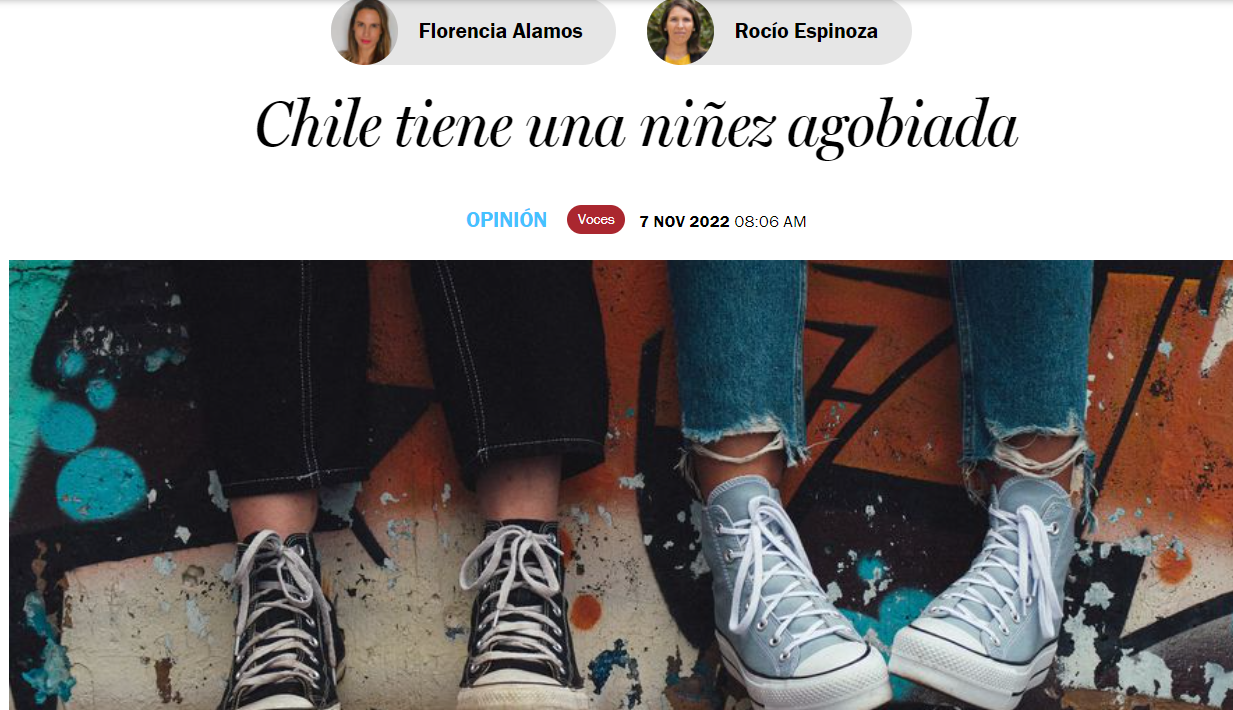 Voces En La Tercera: «Chile tiene una niñez agobiada»
